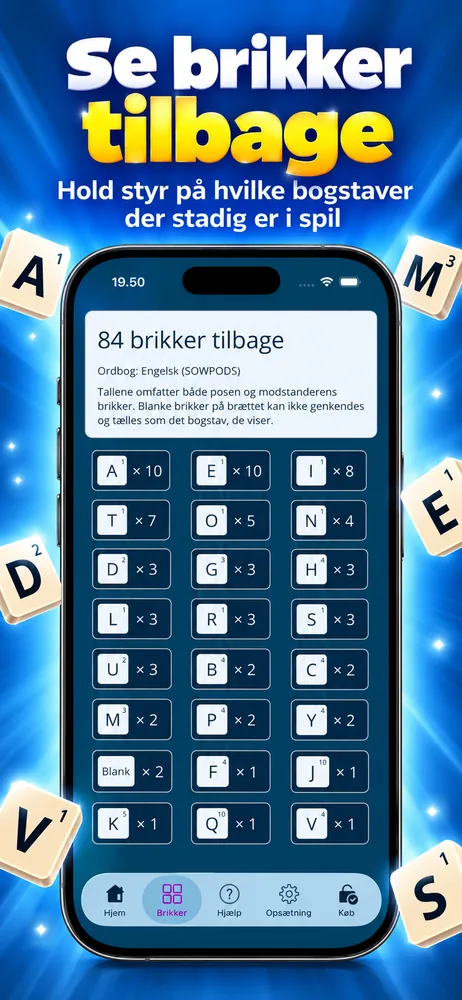Se brikker tilbage