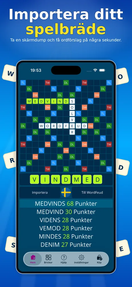 Importera din spelplan