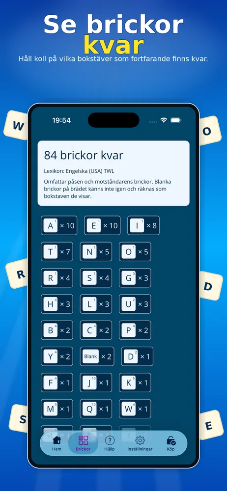 Se brickor kvar